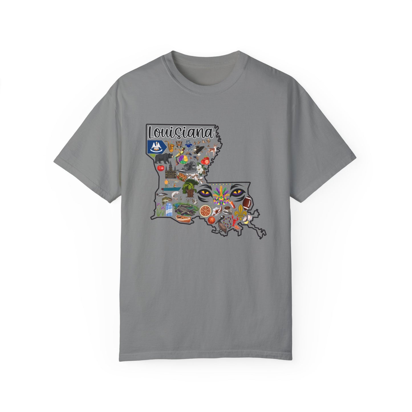 Beautiful State of Louisiana - Comfort Colors Shirt
