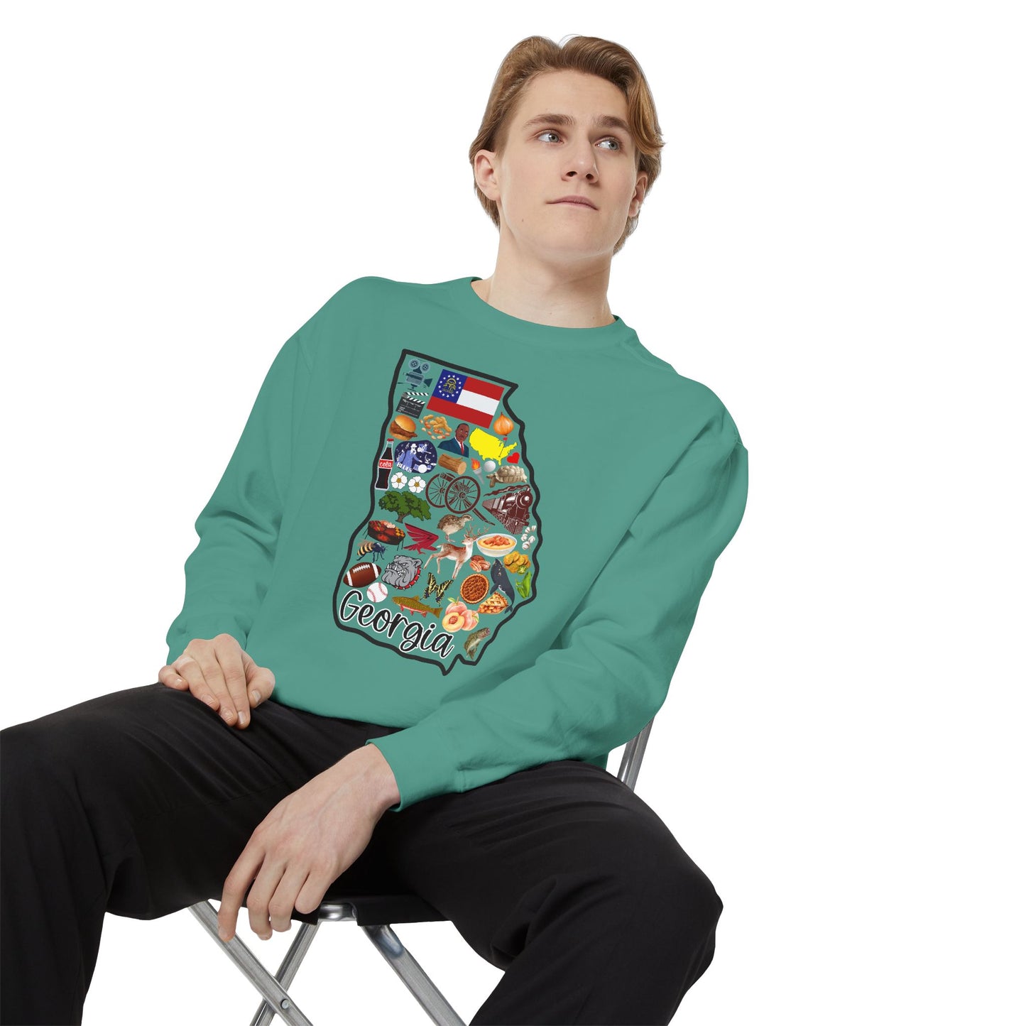 Beautiful State of Georgia - Comfort Colors Sweatshirt