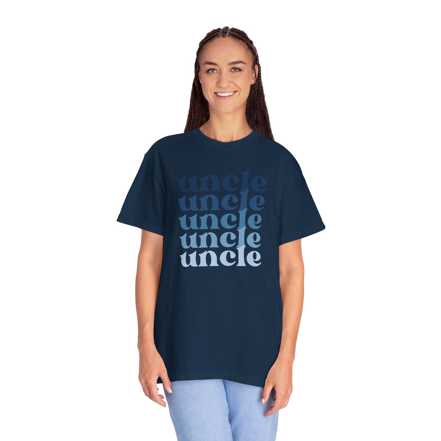 Uncle (Blue) - Comfort Colors Shirt