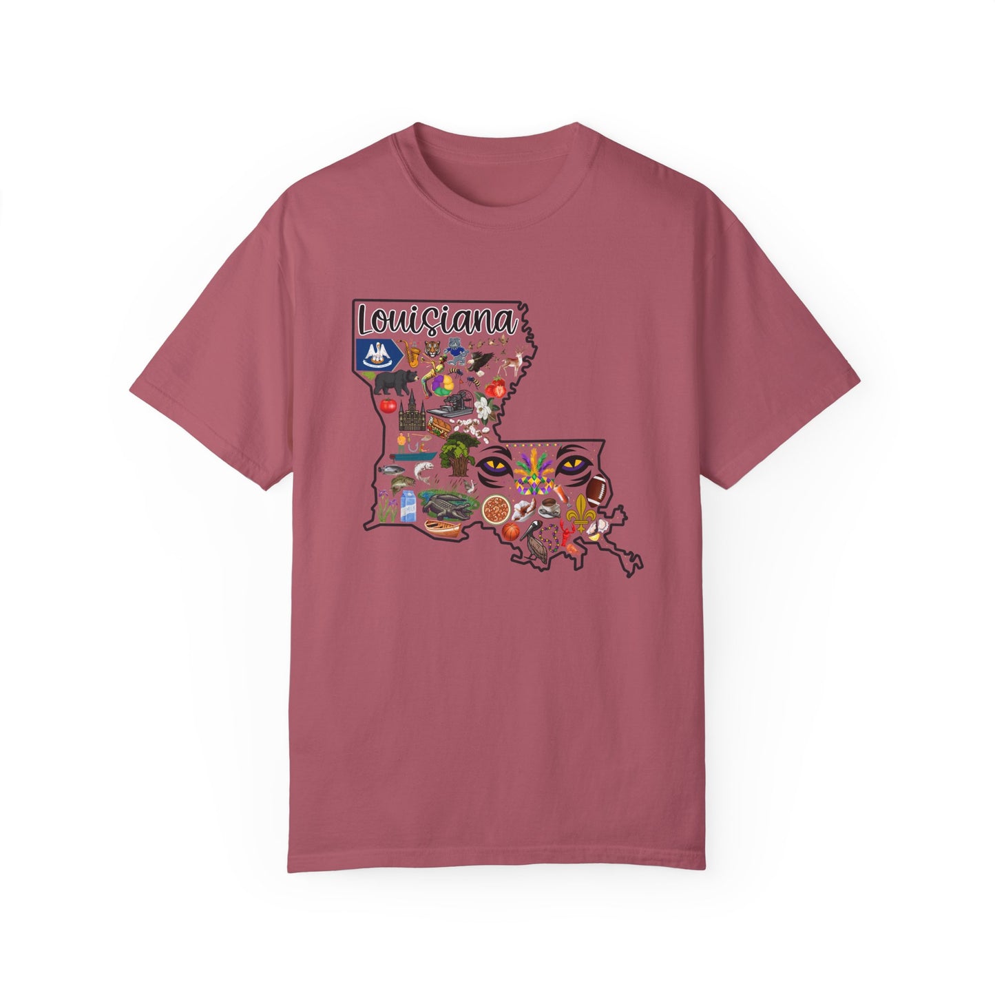 Beautiful State of Louisiana - Comfort Colors Shirt
