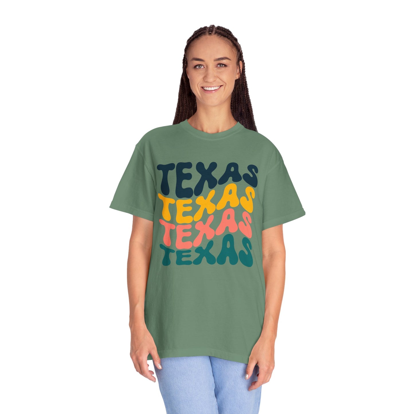 Retro Texas - Comfort Colors Shirt