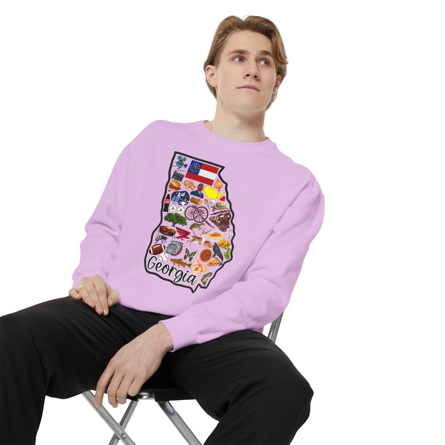 Beautiful State of Georgia - Comfort Colors Sweatshirt