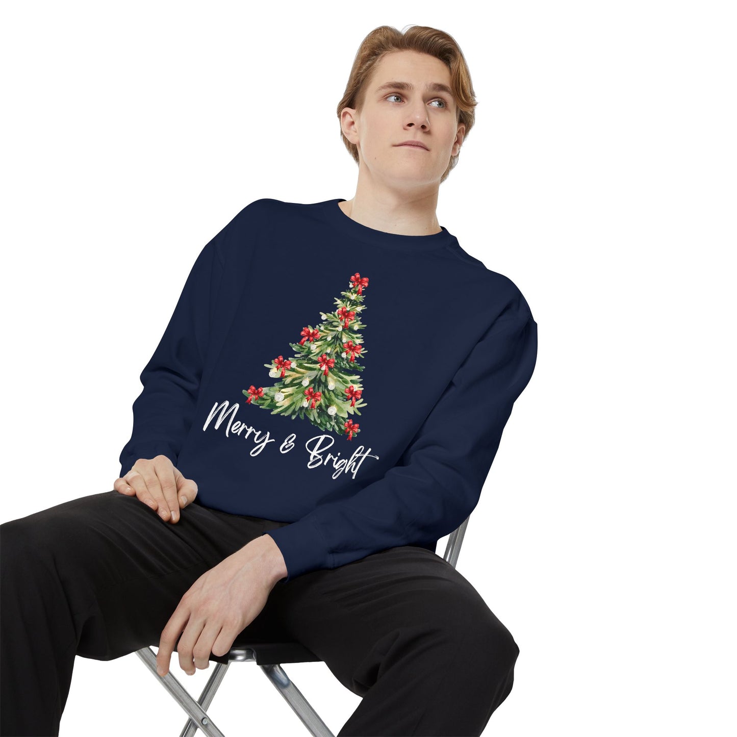 Merry & Bright - Comfort Colors Sweatshirt