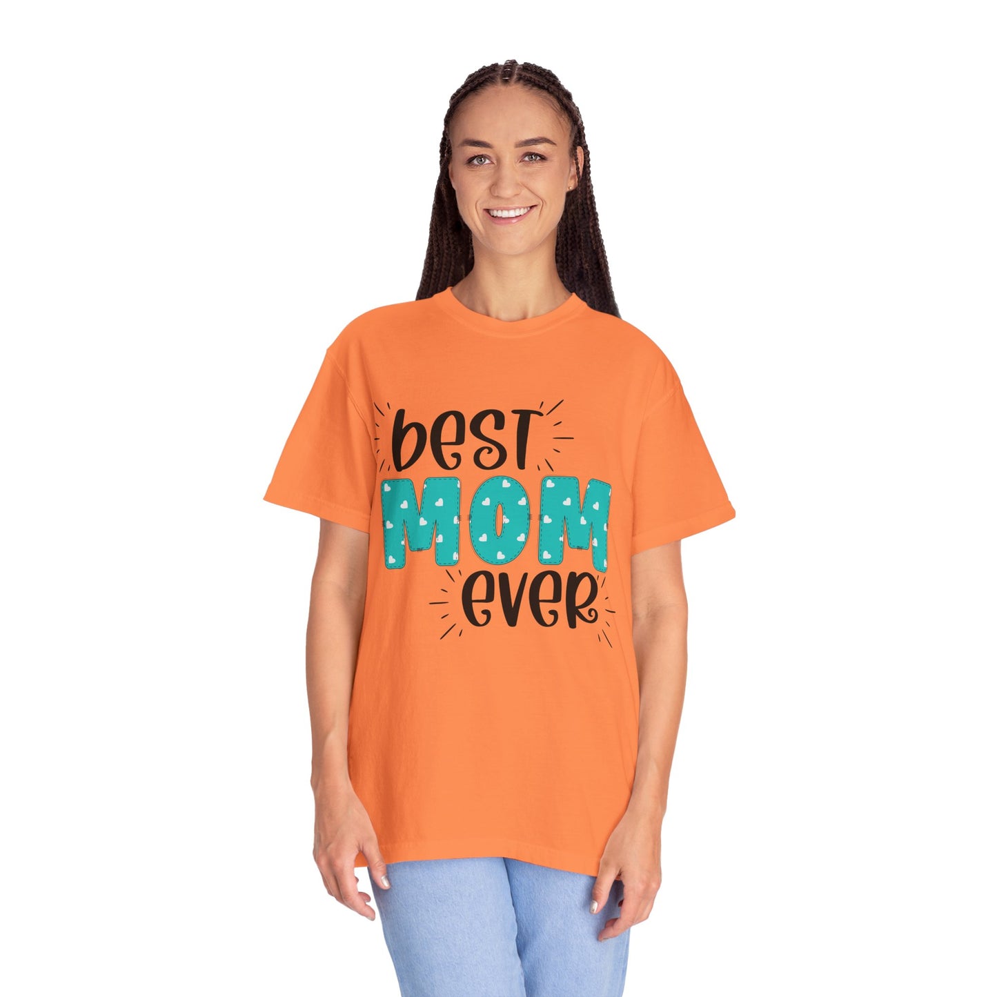 Best Mom Ever (Blue) - Comfort Colors Shirt