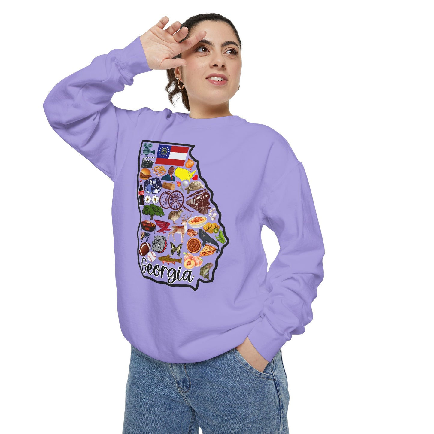 Beautiful State of Georgia - Comfort Colors Sweatshirt