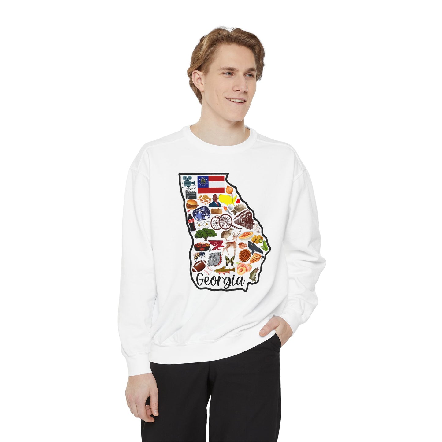 Beautiful State of Georgia - Comfort Colors Sweatshirt