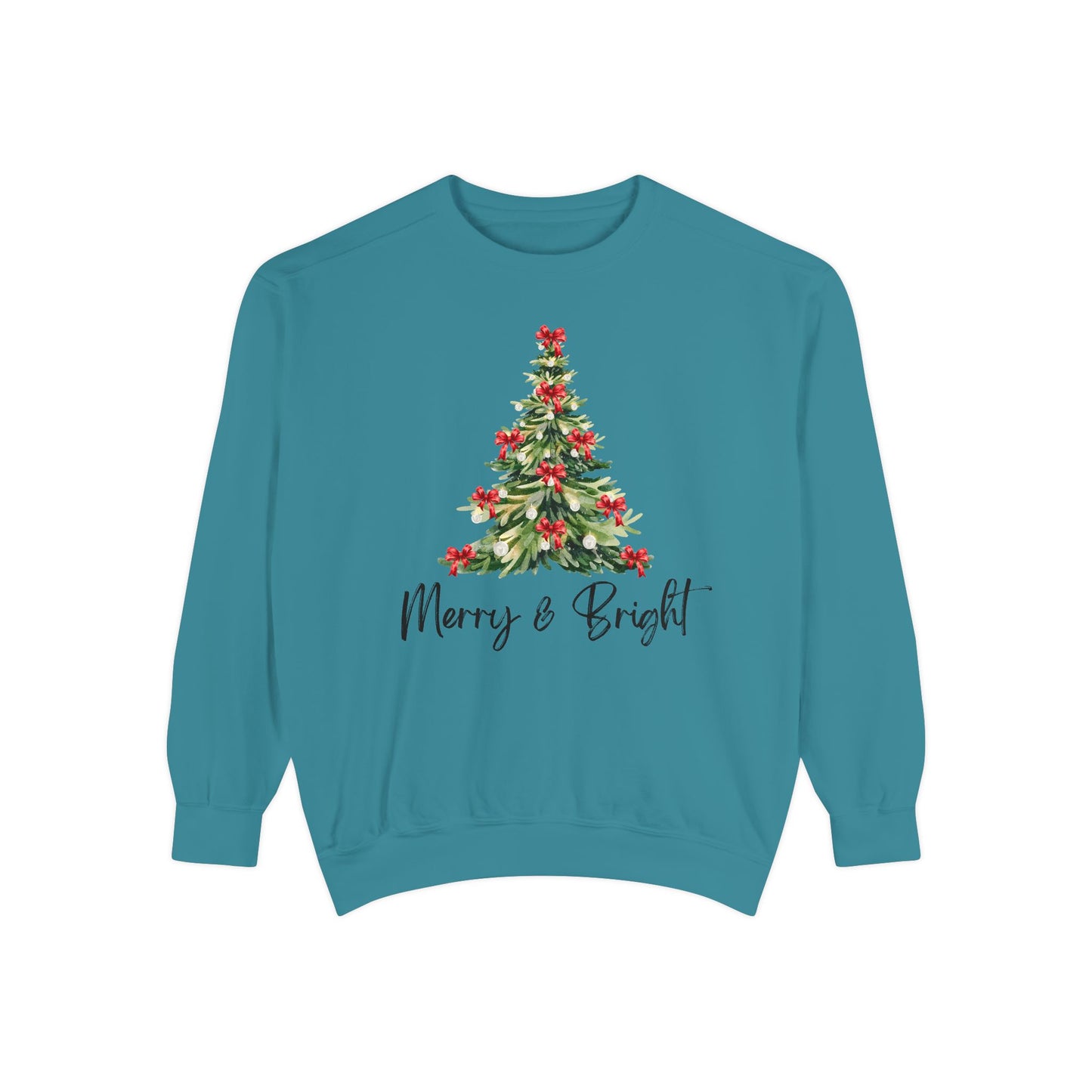 Merry & Bright - Comfort Colors Sweatshirt