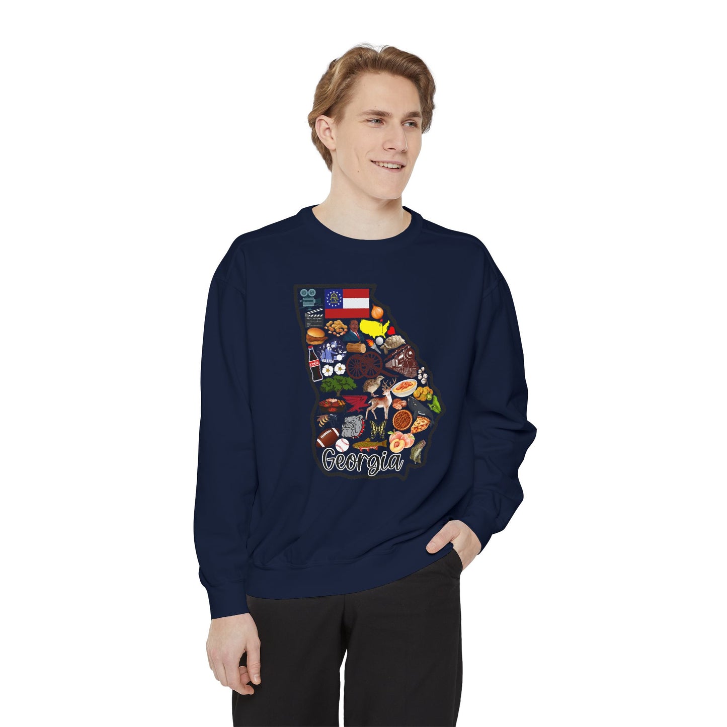 Beautiful State of Georgia - Comfort Colors Sweatshirt