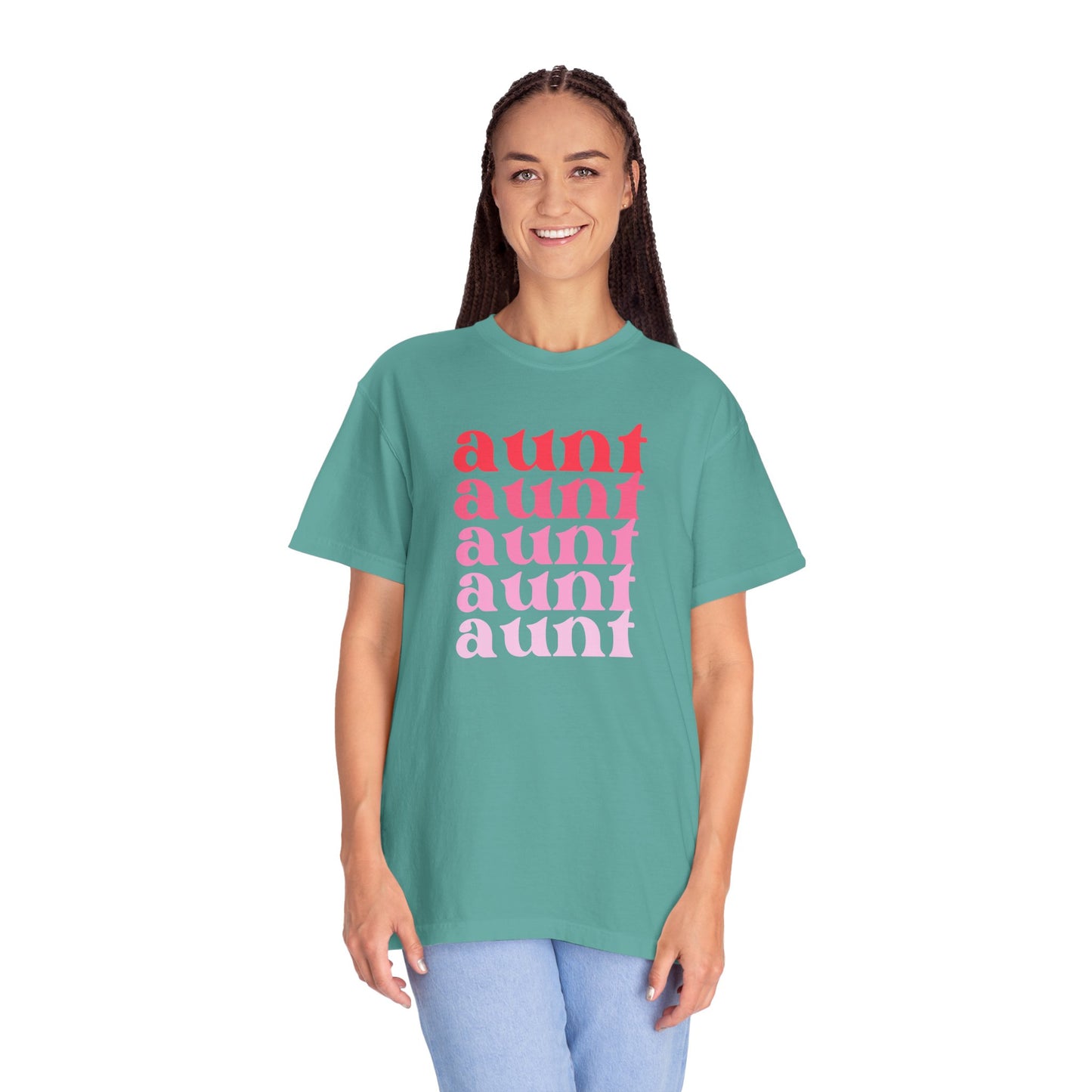 Aunt (Pink) - Comfort Colors Shirt