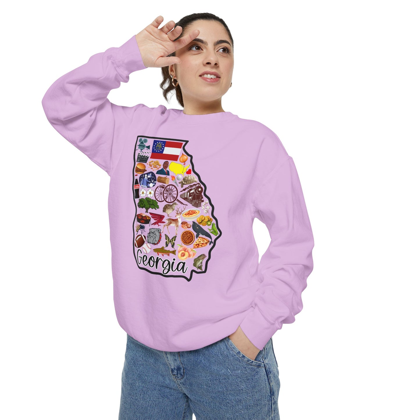 Beautiful State of Georgia - Comfort Colors Sweatshirt