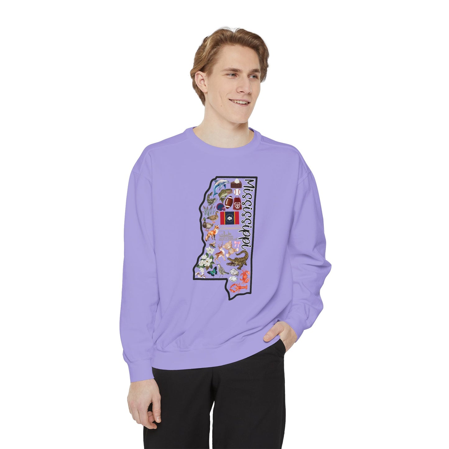 Beautiful State of Mississippi - Comfort Colors Sweatshirt