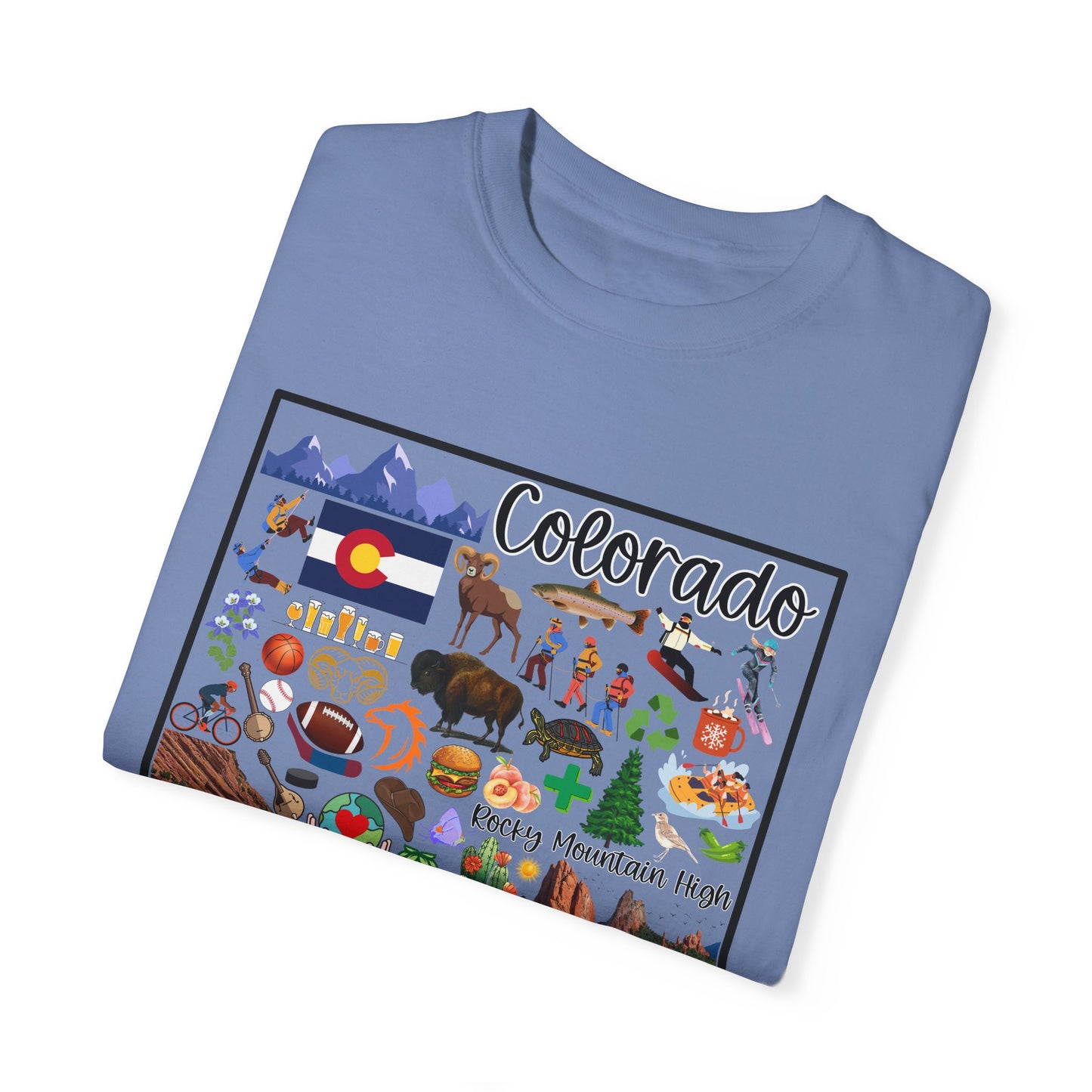 Beautiful State of Colorado - Comfort Colors Shirt