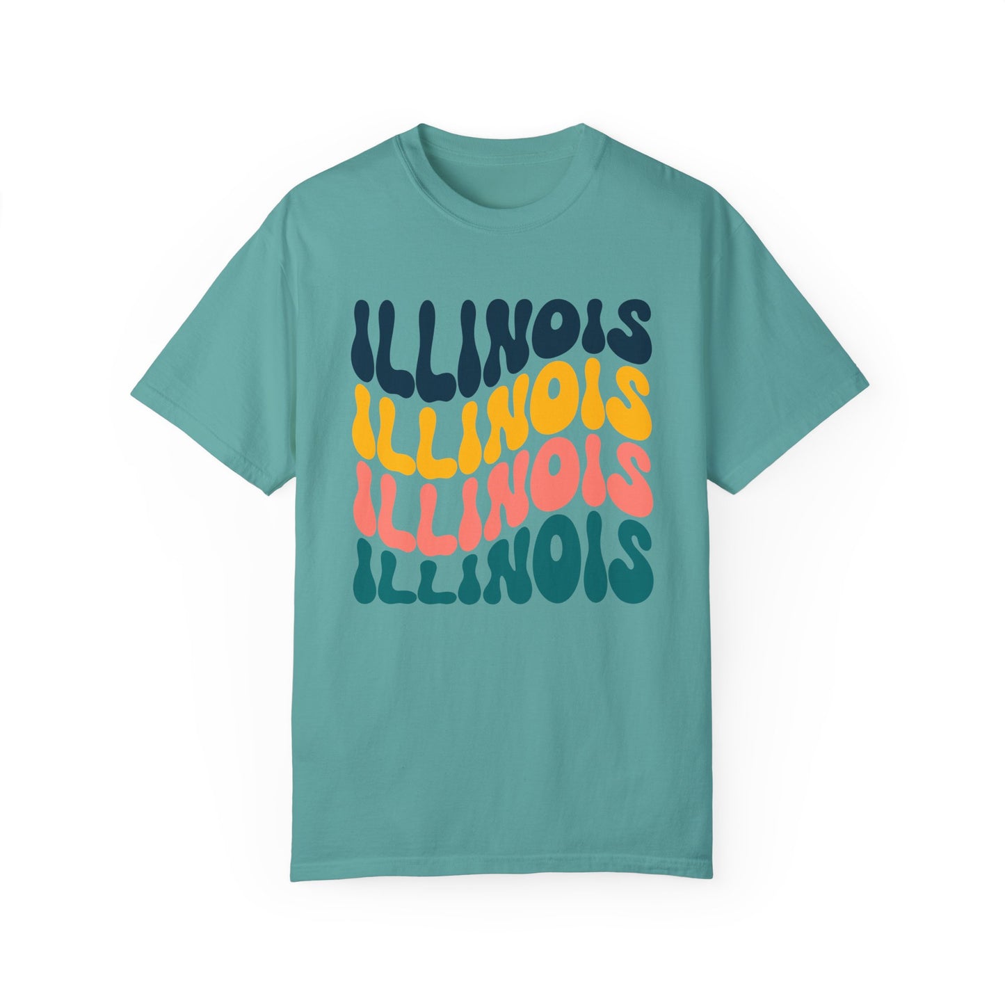 Retro Illinois - Comfort Colors Shirt