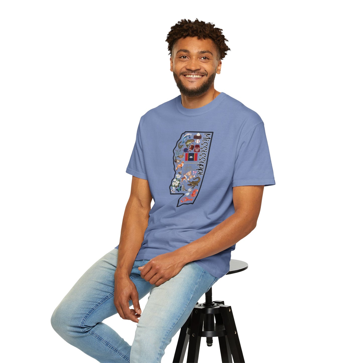 Beautiful State of Mississippi - Comfort Colors Shirt