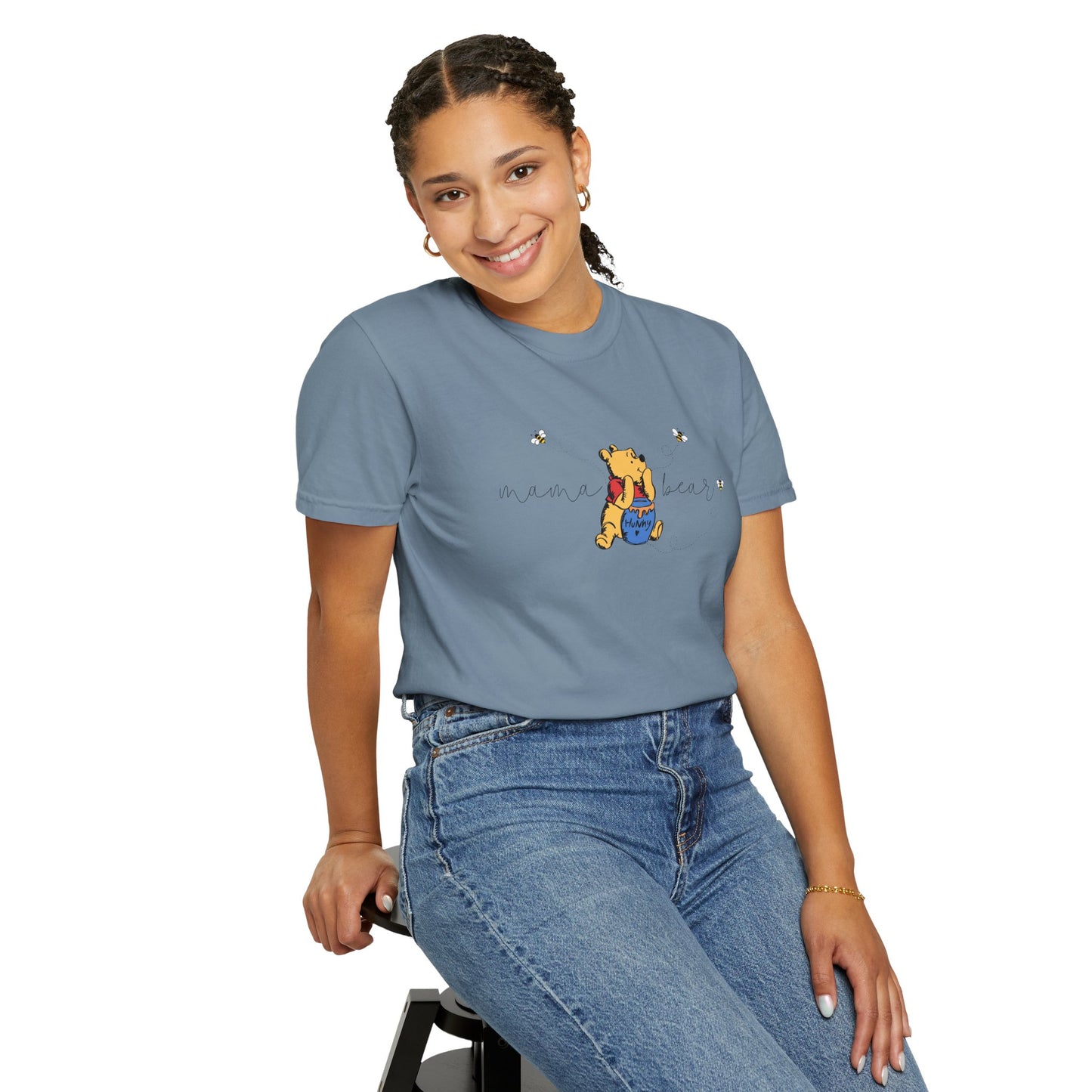 Mama Bear (Pooh Bear & Hunny) - Comfort Colors Shirt