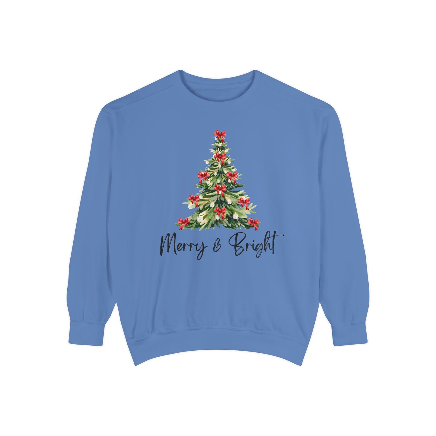 Merry & Bright - Comfort Colors Sweatshirt