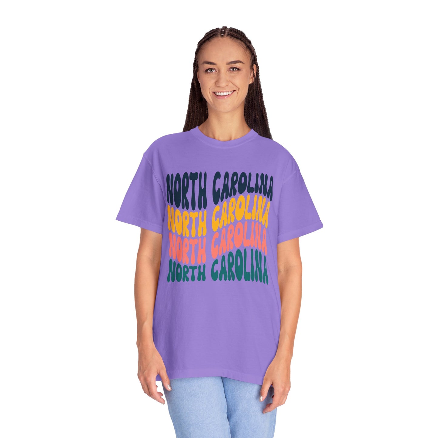 Retro North Carolina - Comfort Colors Shirt