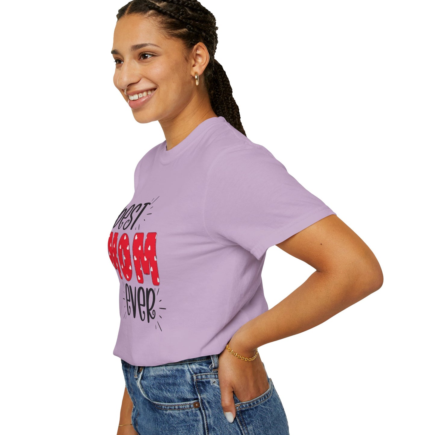 Best Mom Ever (Red) - Comfort Colors Shirt