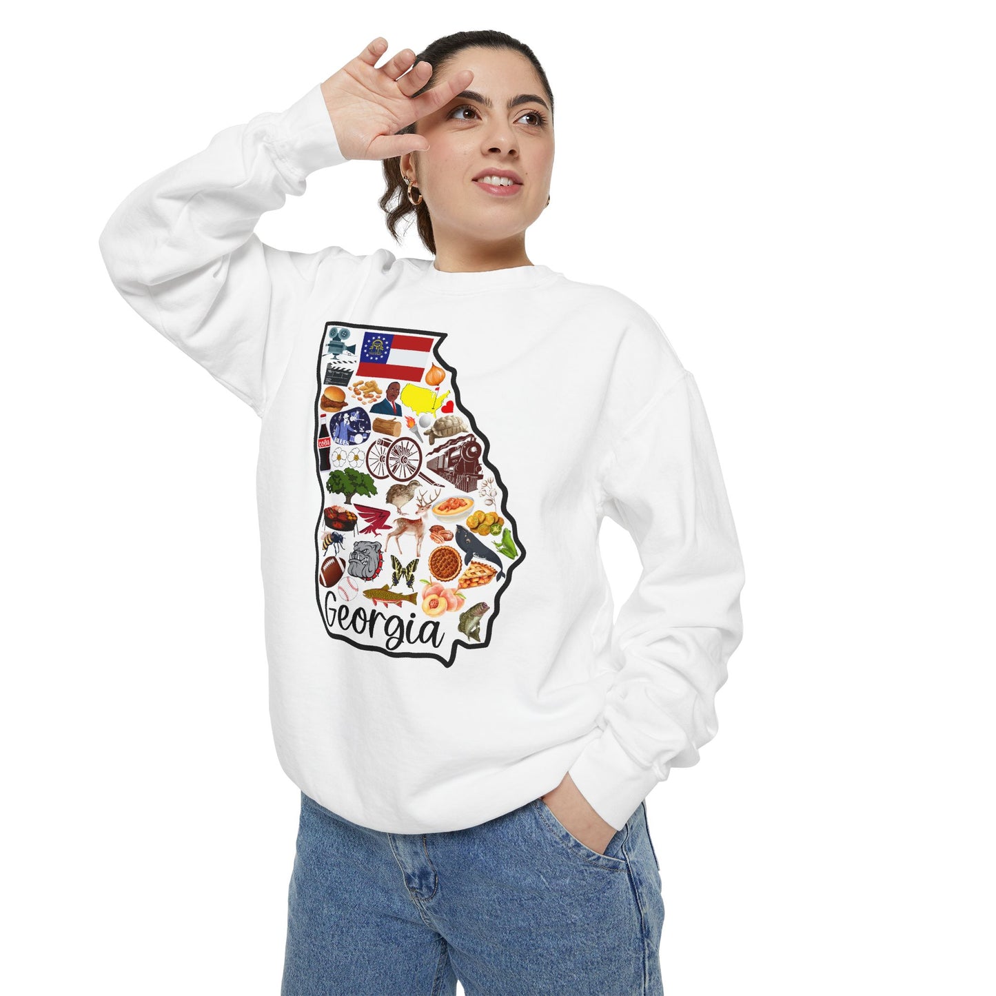 Beautiful State of Georgia - Comfort Colors Sweatshirt