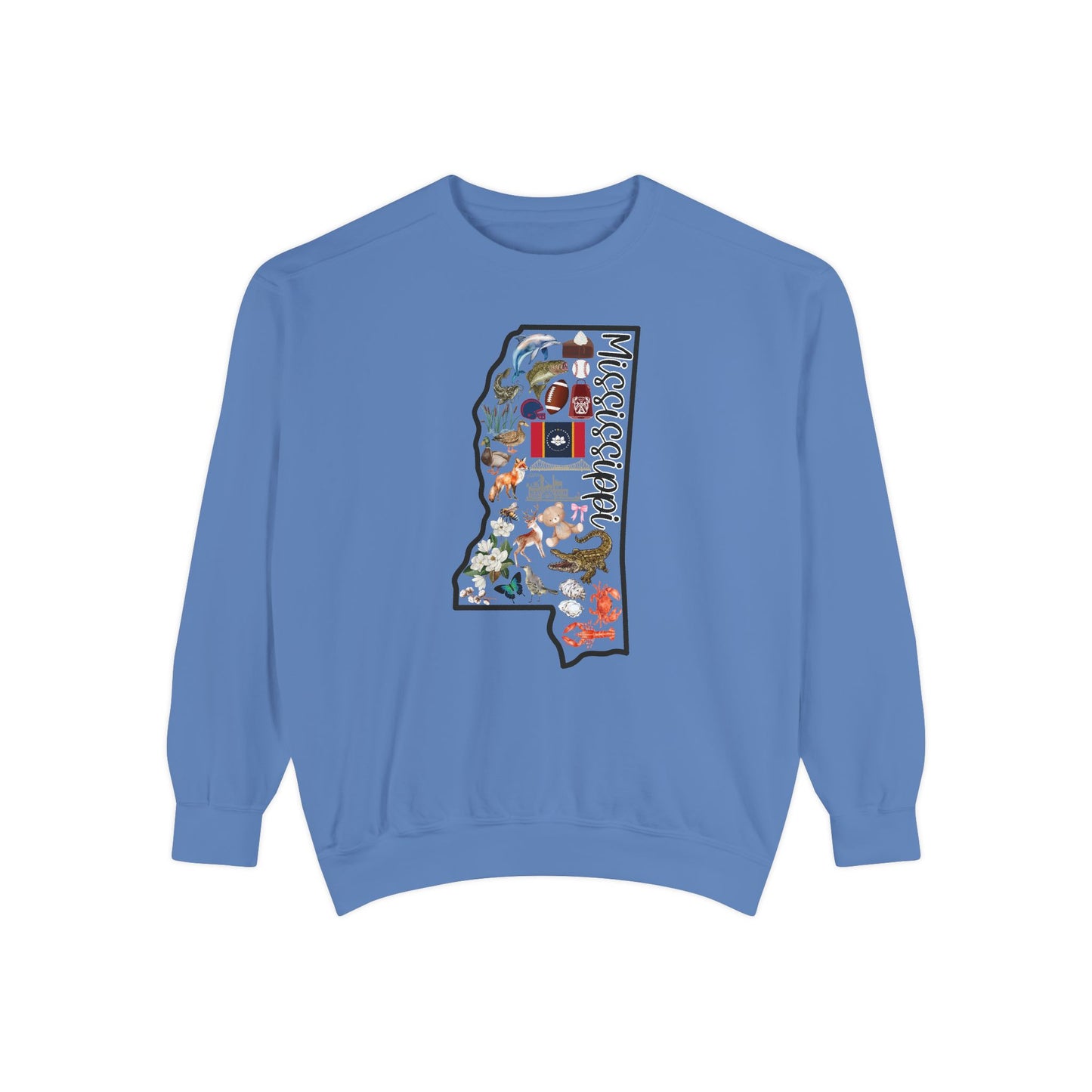 Beautiful State of Mississippi - Comfort Colors Sweatshirt