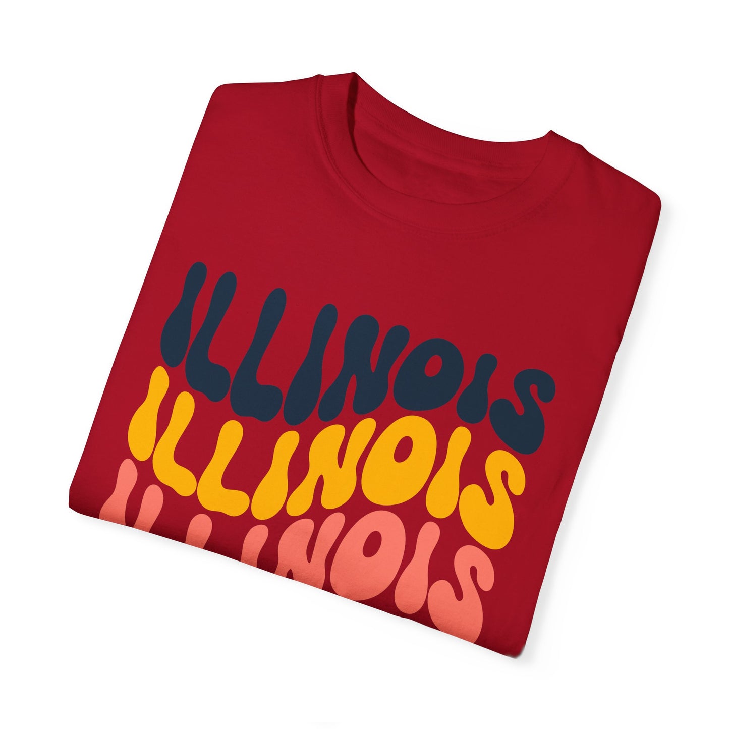Retro Illinois - Comfort Colors Shirt
