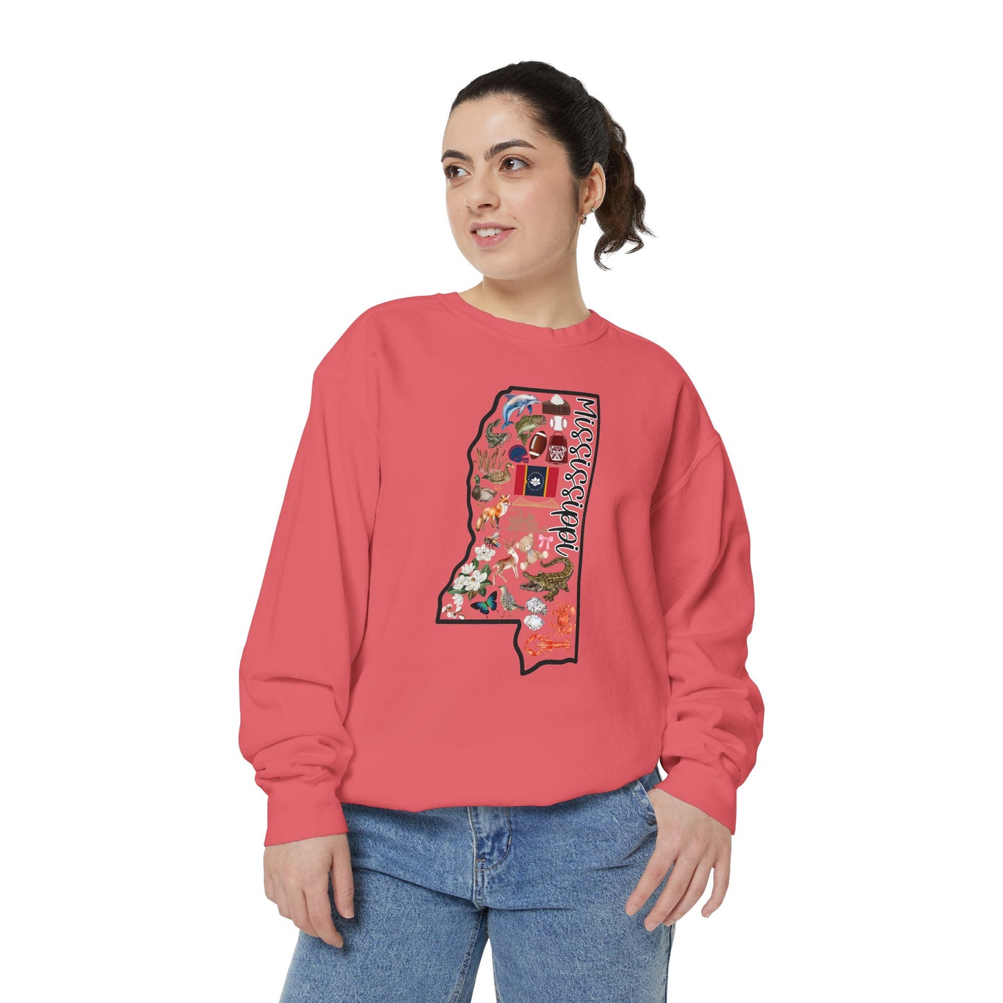 Beautiful State of Mississippi - Comfort Colors Sweatshirt