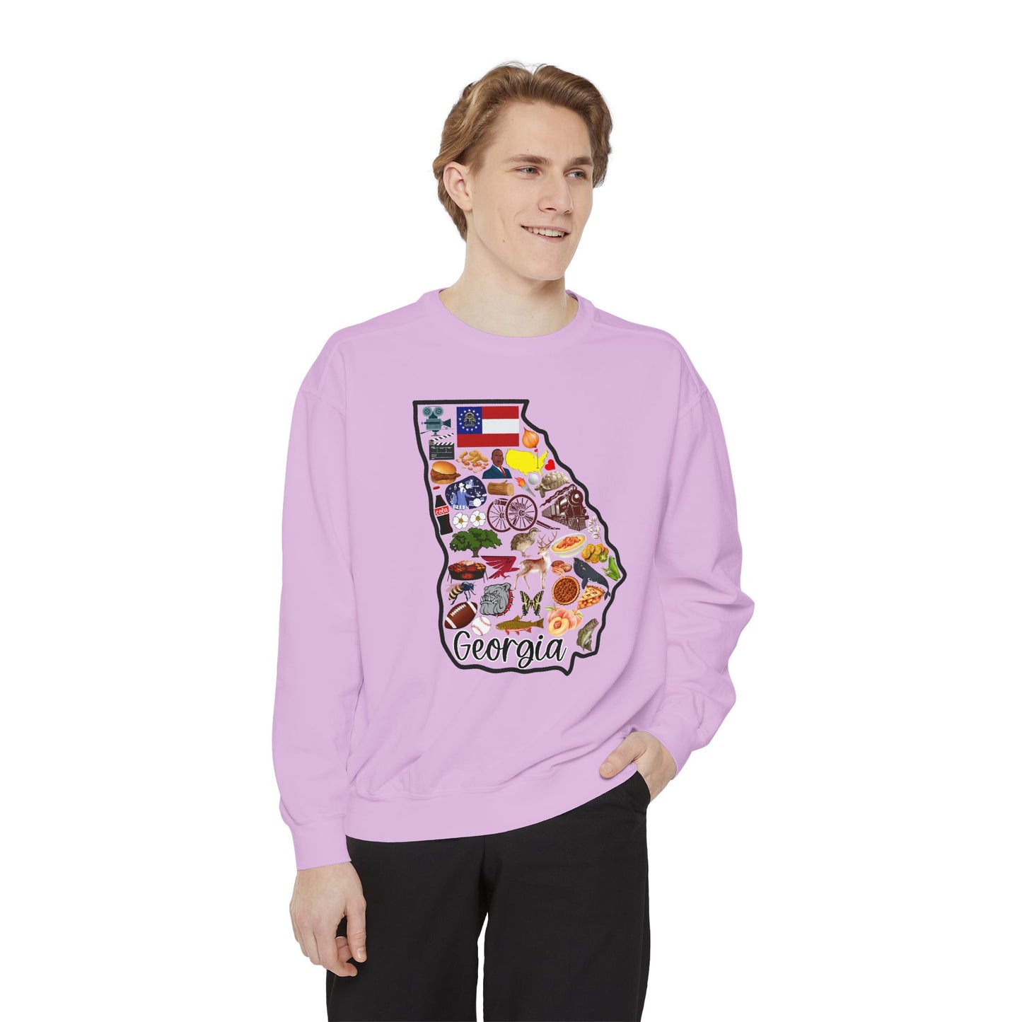 Beautiful State of Georgia - Comfort Colors Sweatshirt