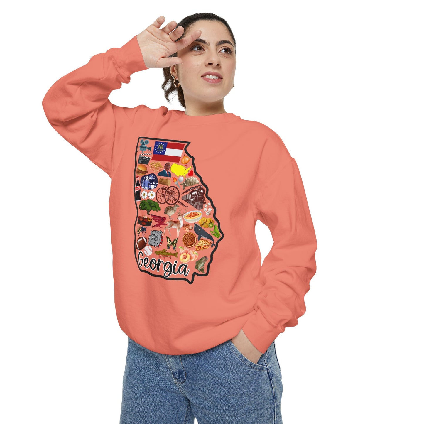 Beautiful State of Georgia - Comfort Colors Sweatshirt