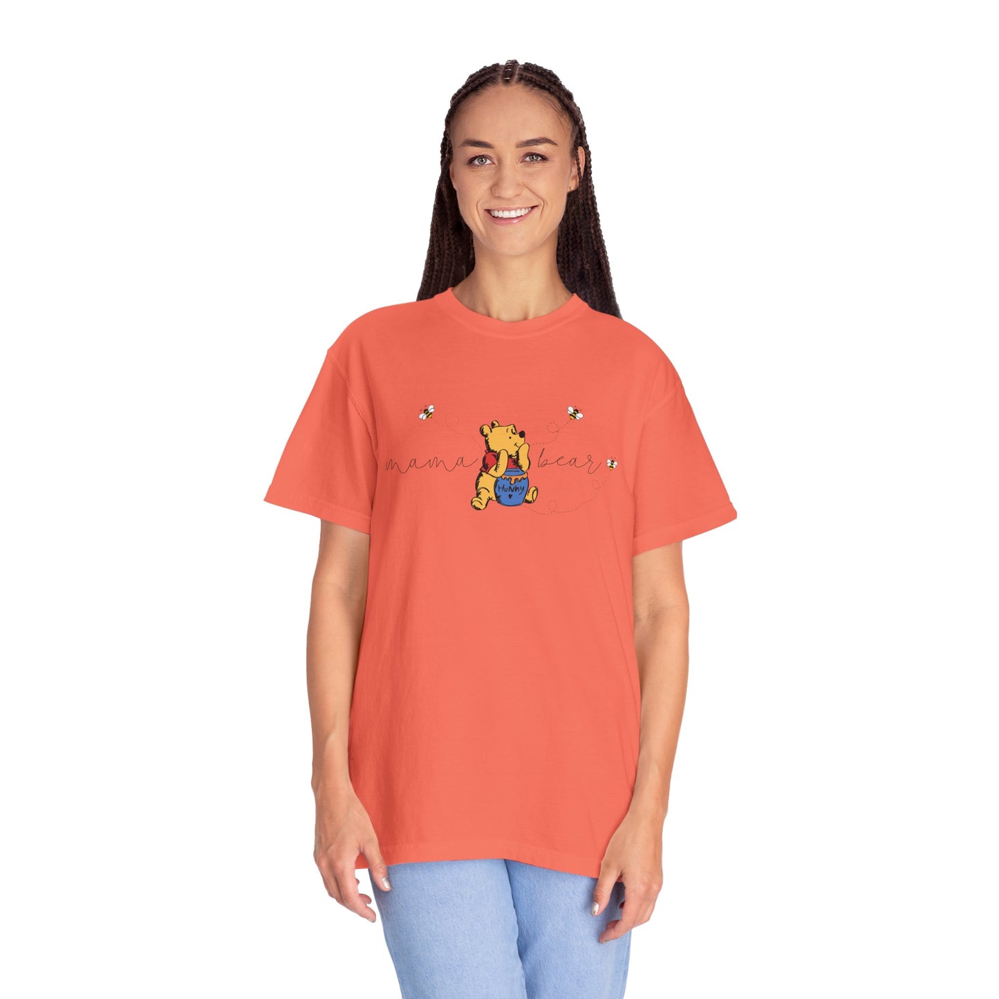 Mama Bear (Pooh Bear & Hunny) - Comfort Colors Shirt