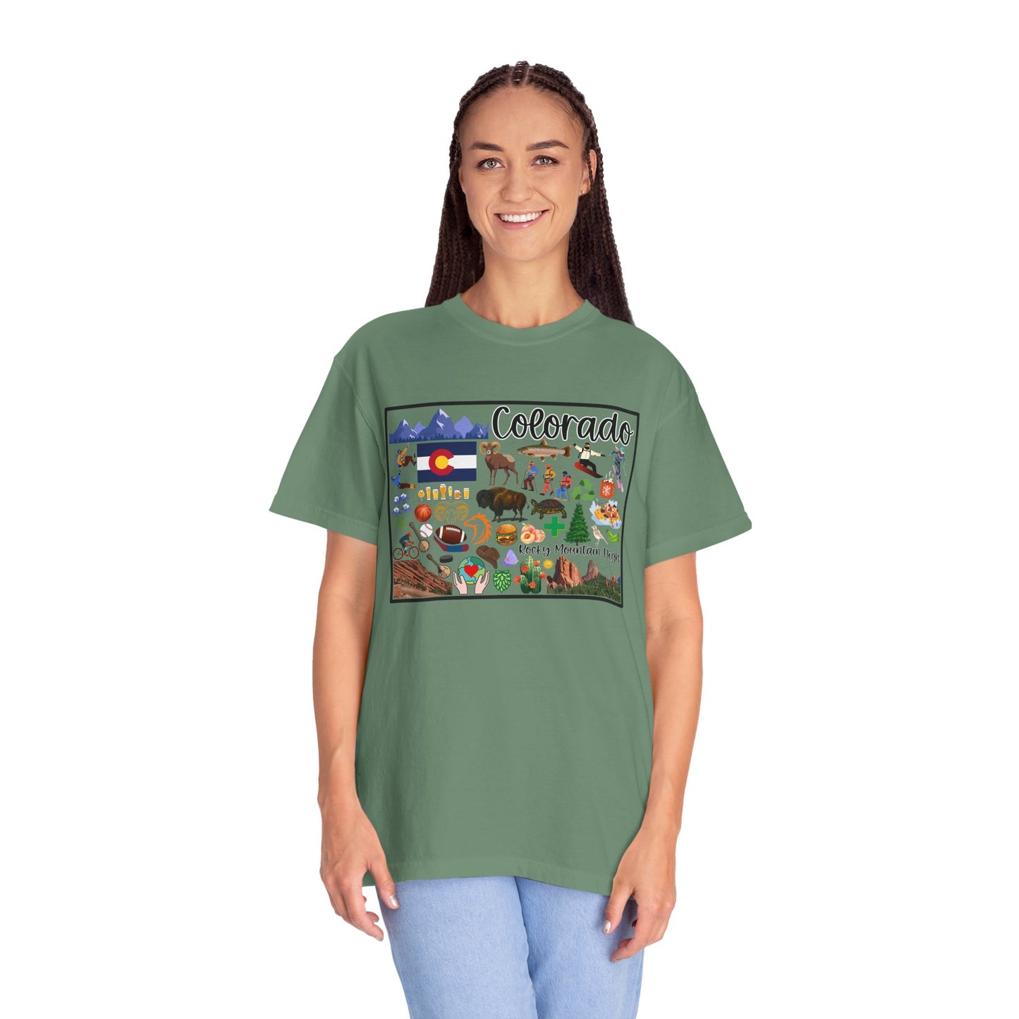 Beautiful State of Colorado - Comfort Colors Shirt
