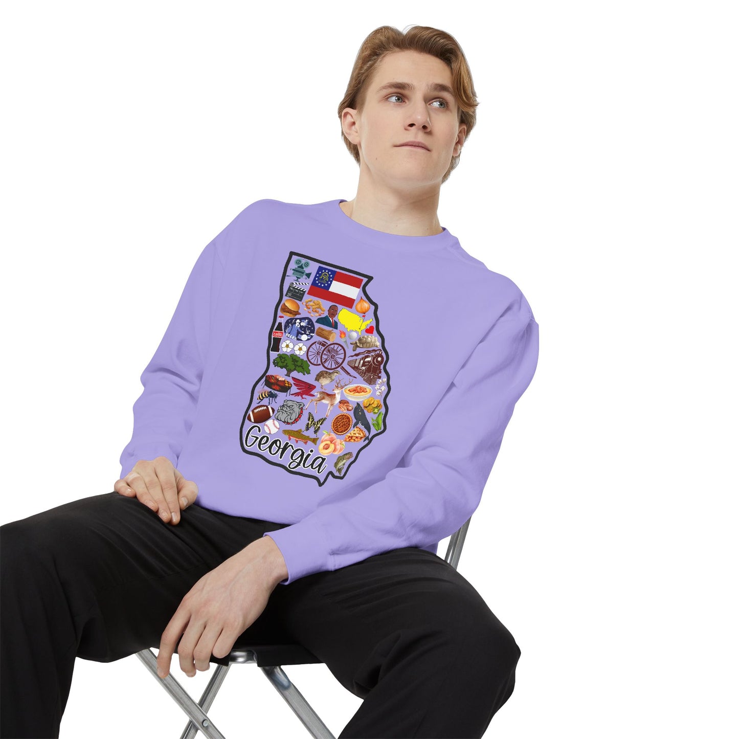 Beautiful State of Georgia - Comfort Colors Sweatshirt