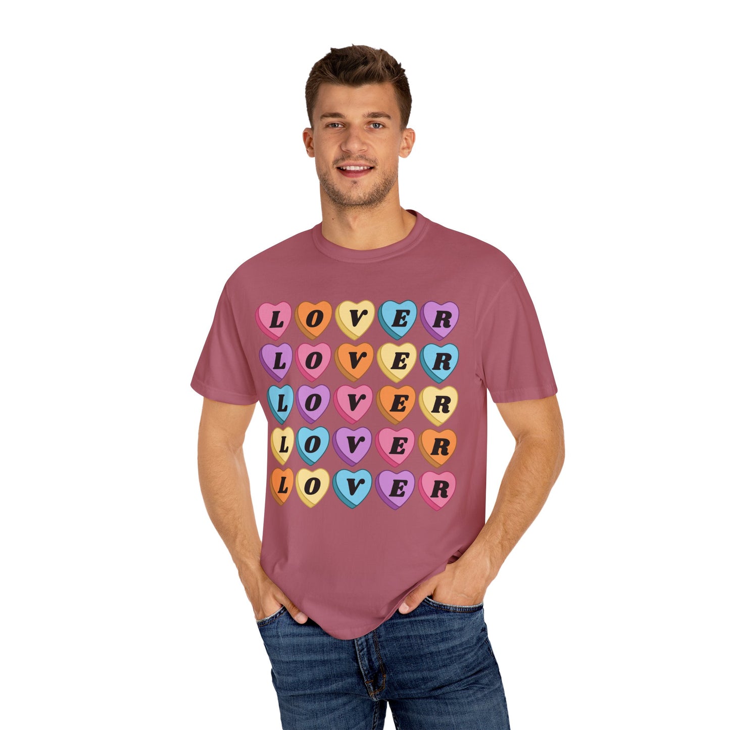 Lover Candy Heart - Comfort Colors Shirt