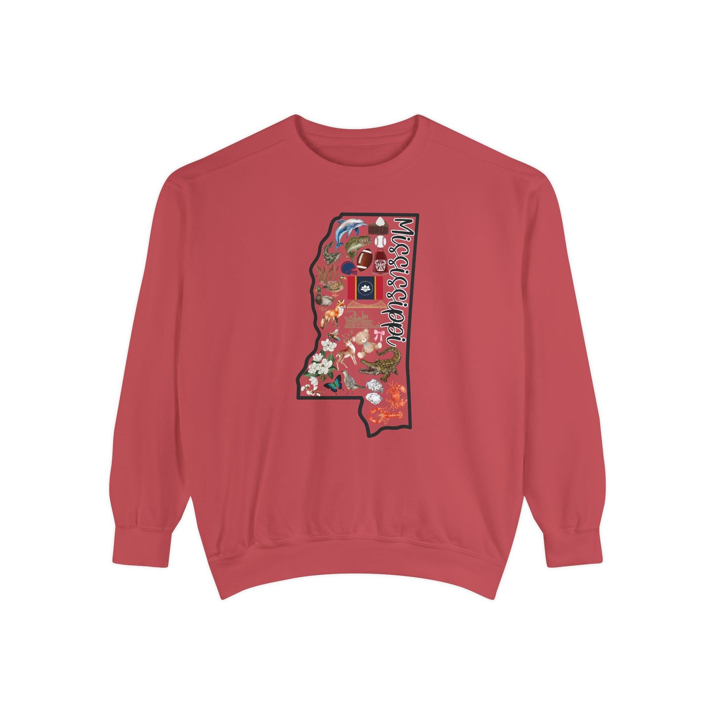 Beautiful State of Mississippi - Comfort Colors Sweatshirt