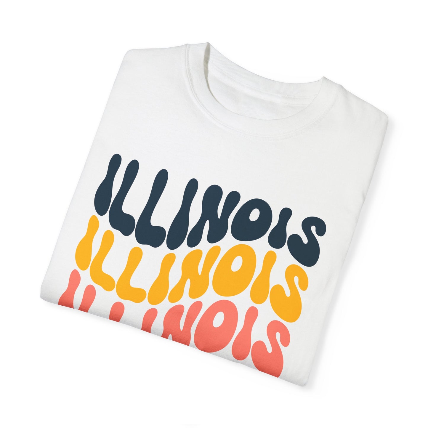 Retro Illinois - Comfort Colors Shirt
