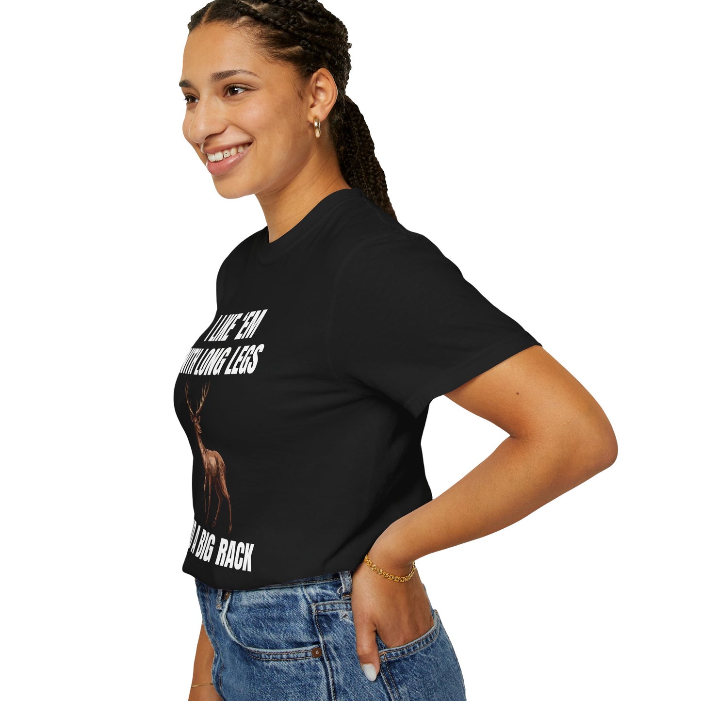 I Like 'Em With Long Legs And A Big Rack - Comfort Colors Shirt