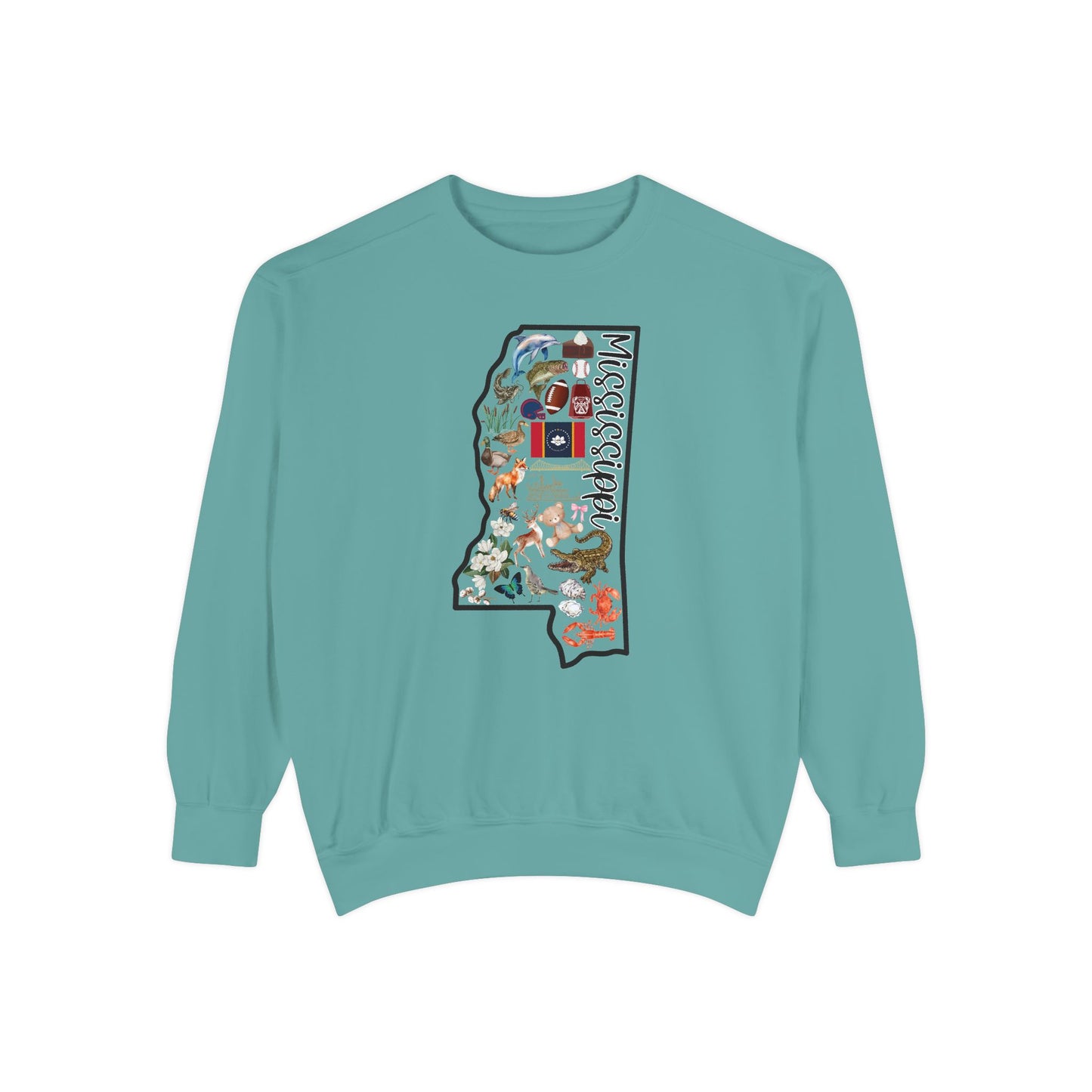 Beautiful State of Mississippi - Comfort Colors Sweatshirt