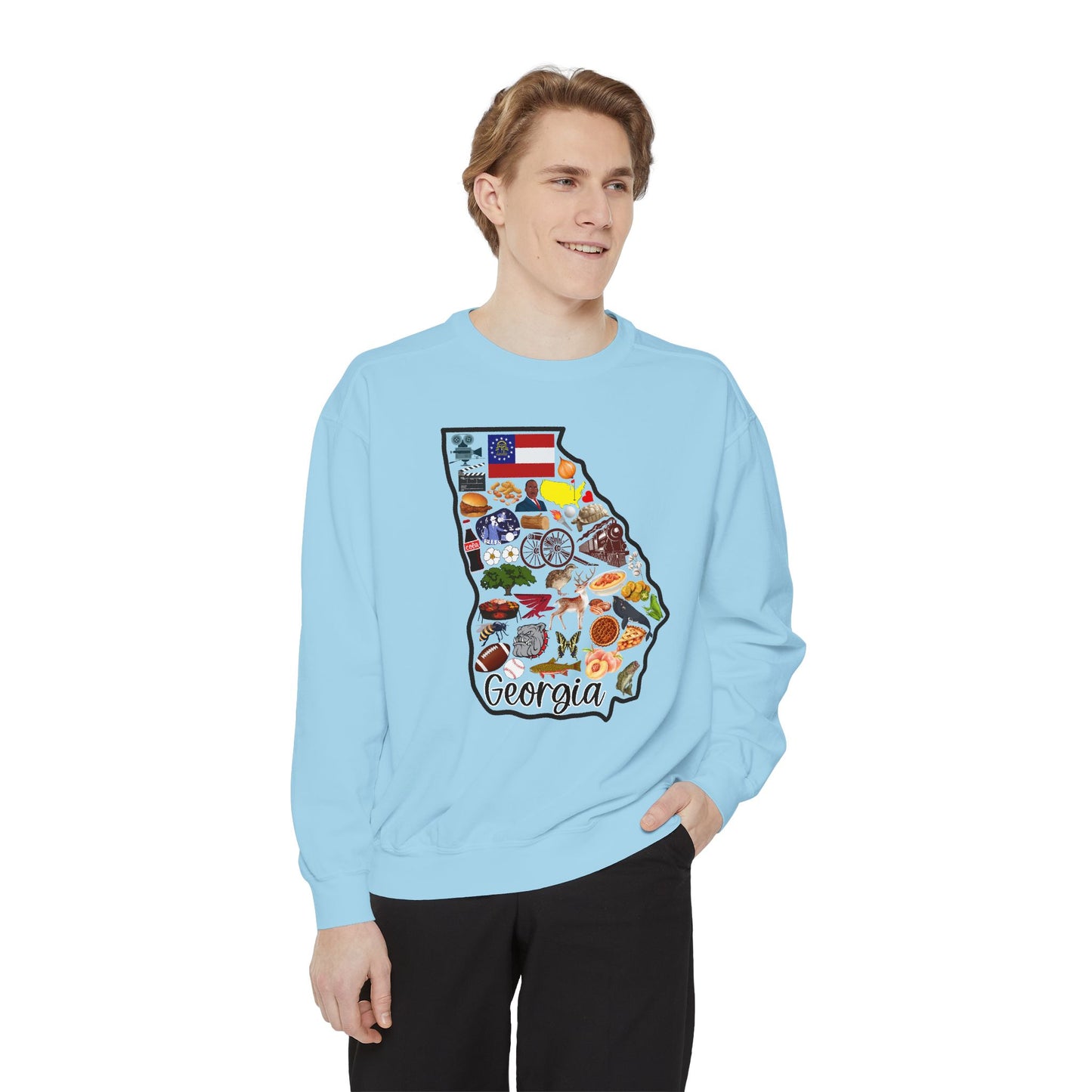 Beautiful State of Georgia - Comfort Colors Sweatshirt