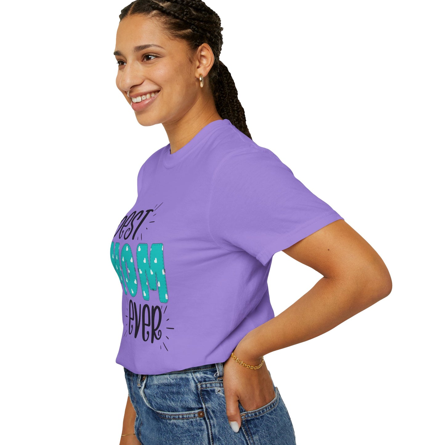 Best Mom Ever (Blue) - Comfort Colors Shirt