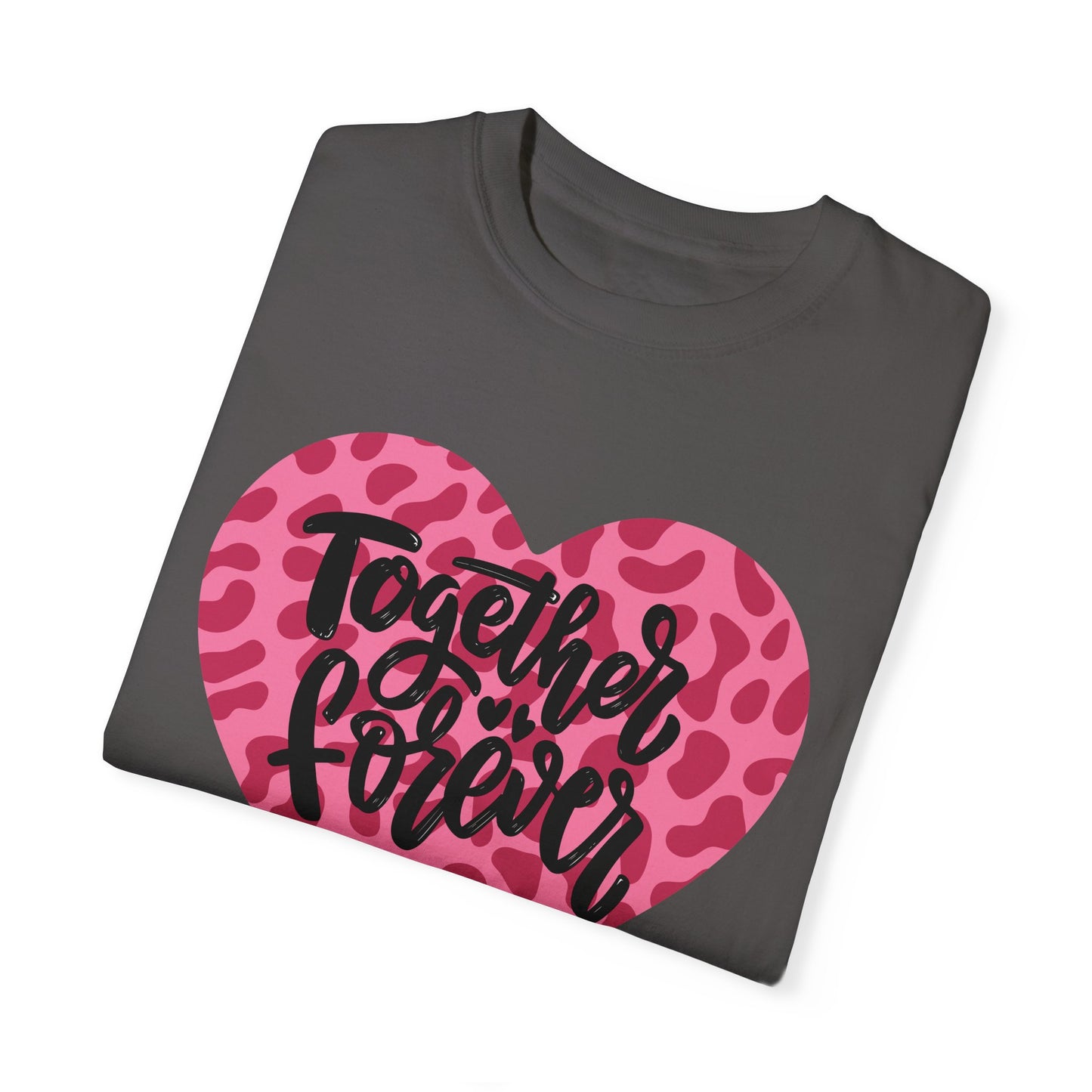 Together Forever Cheetah Heart - Comfort Colors Shirt