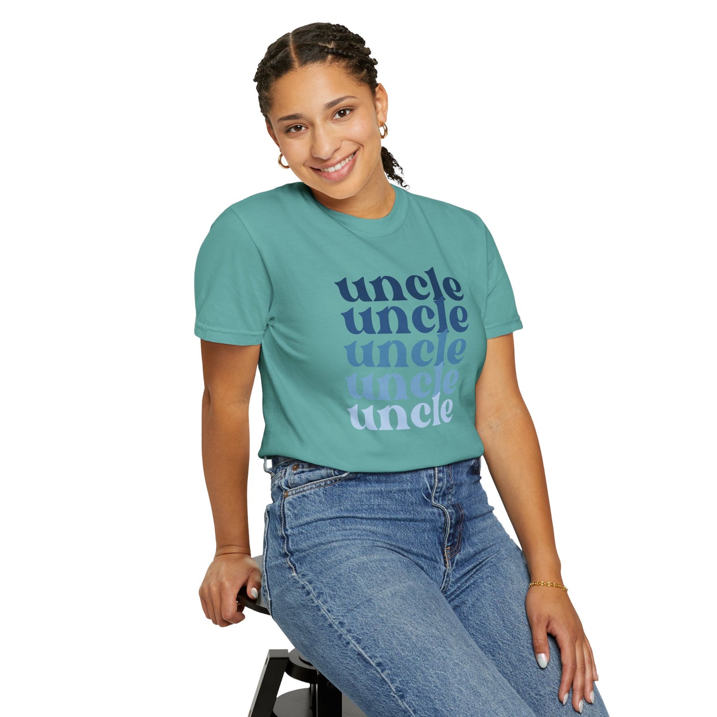 Uncle (Blue) - Comfort Colors Shirt