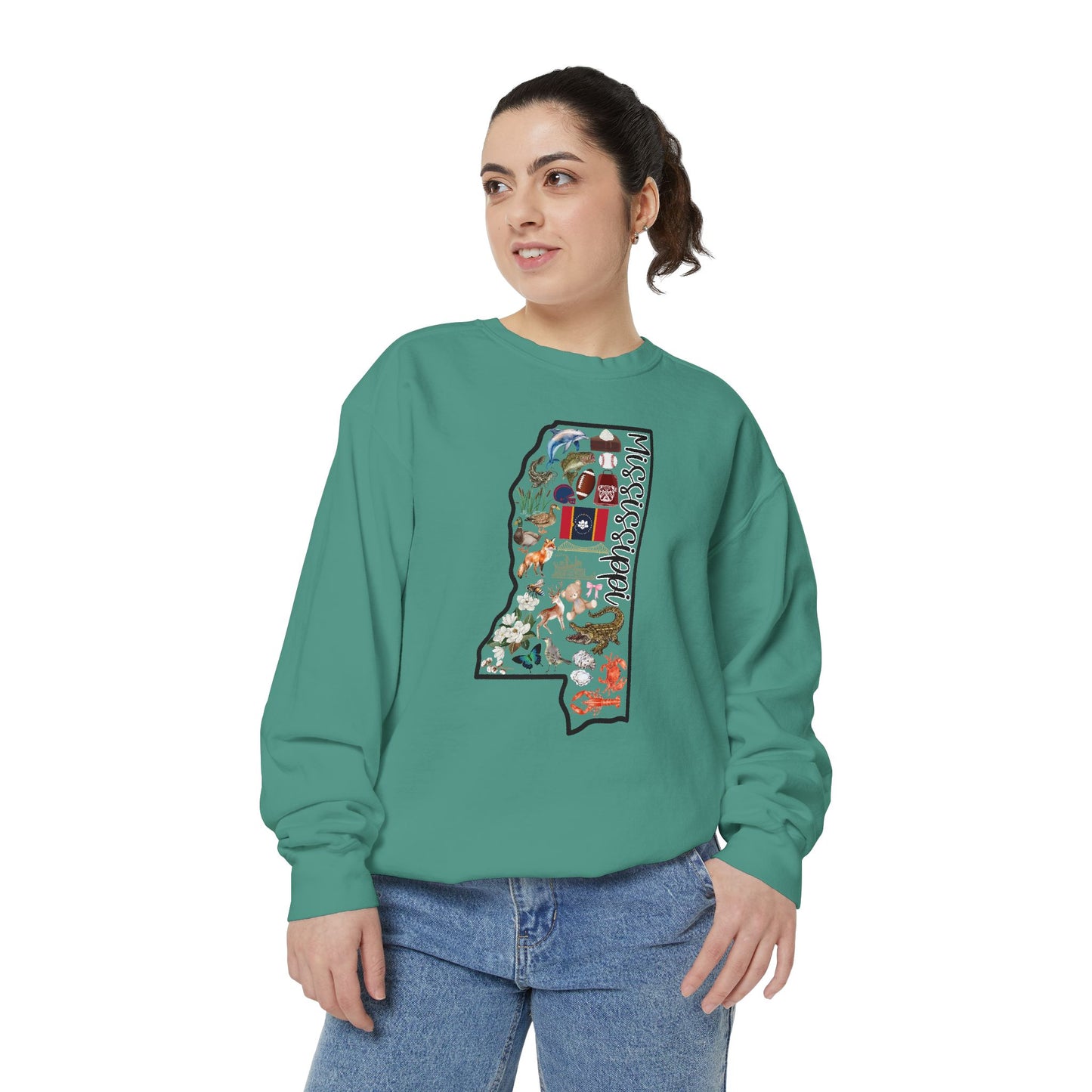 Beautiful State of Mississippi - Comfort Colors Sweatshirt