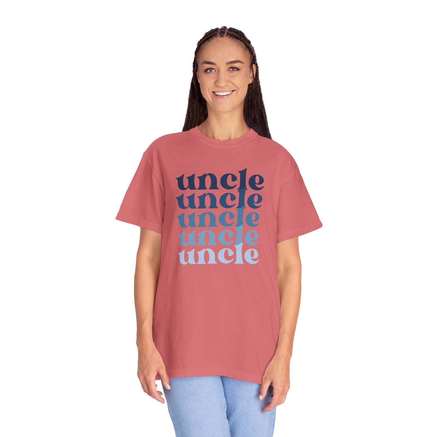 Uncle (Blue) - Comfort Colors Shirt
