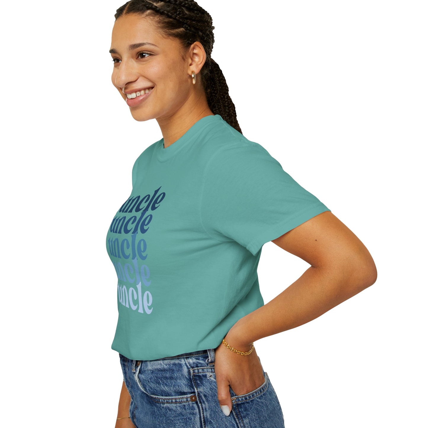 Uncle (Blue) - Comfort Colors Shirt