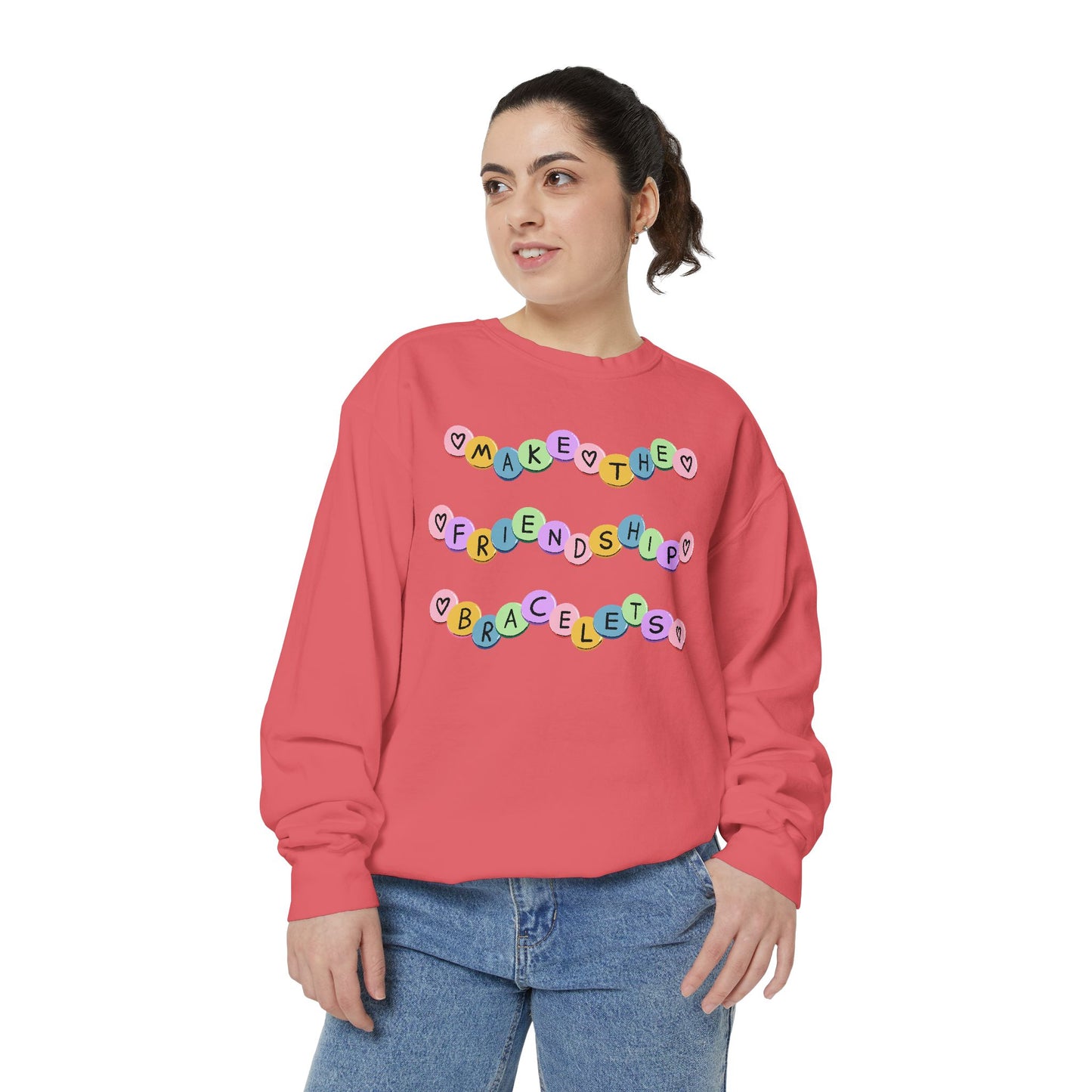 Make The Friendship Bracelets - Comfort Colors Sweatshirt