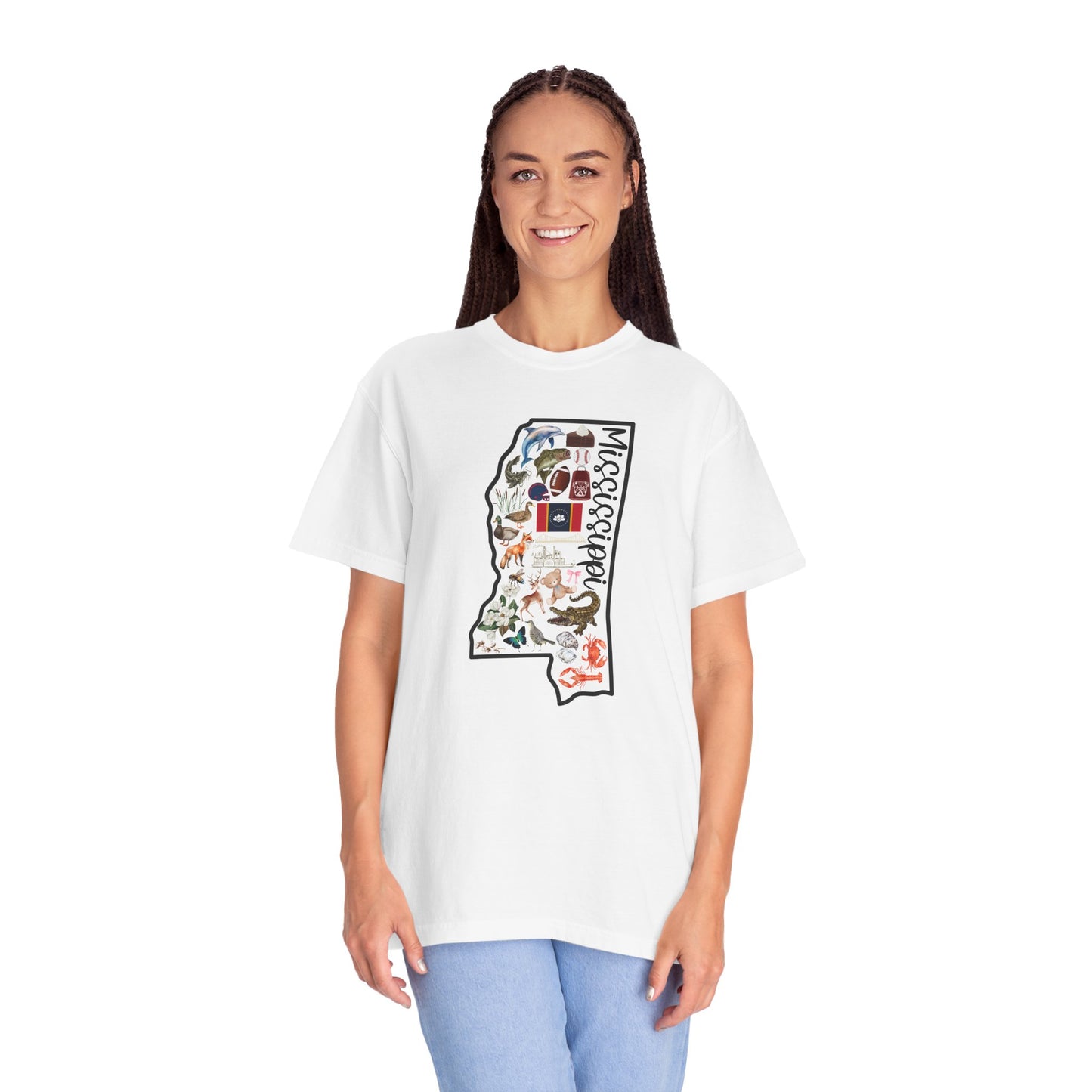 Beautiful State of Mississippi - Comfort Colors Shirt