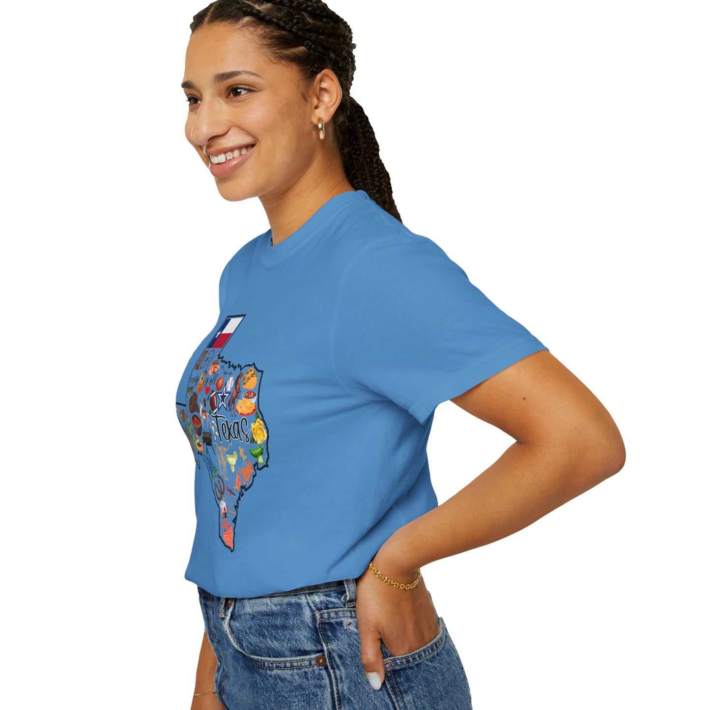 Beautiful State of Texas - Comfort Colors Shirt