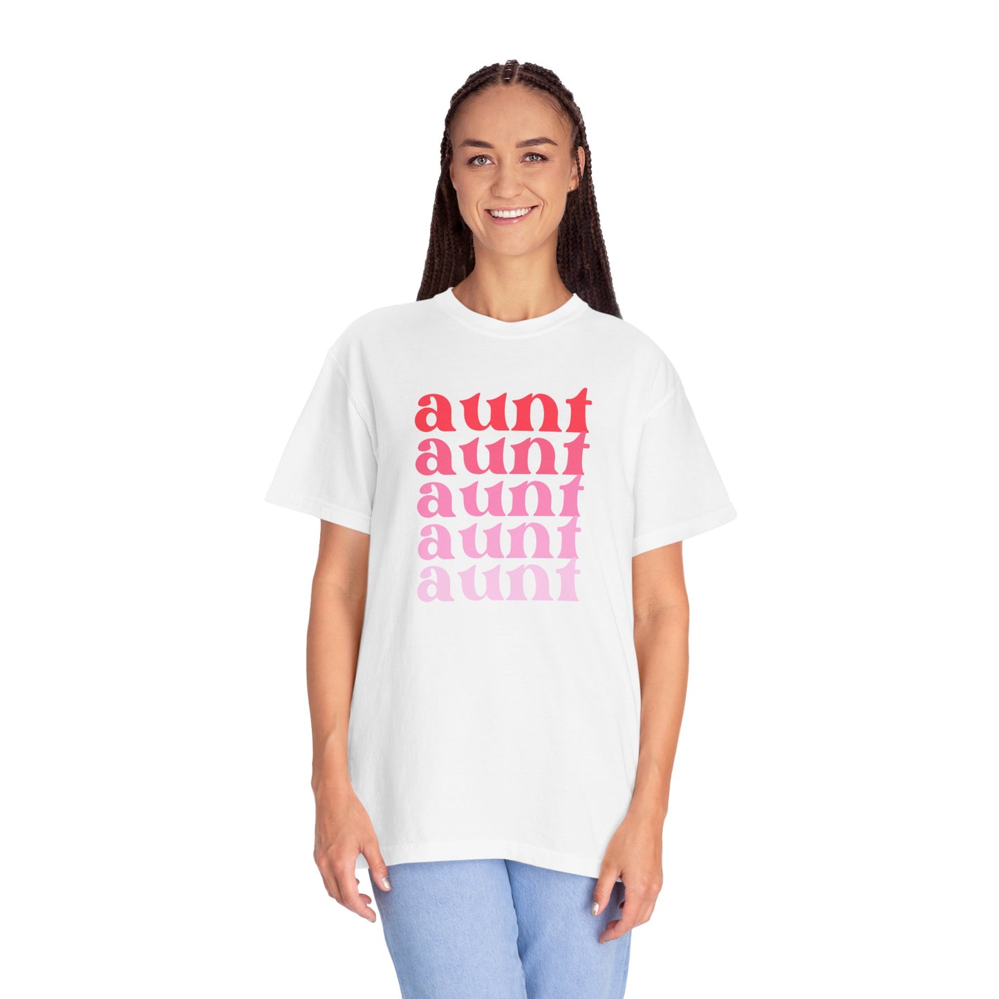 Aunt (Pink) - Comfort Colors Shirt