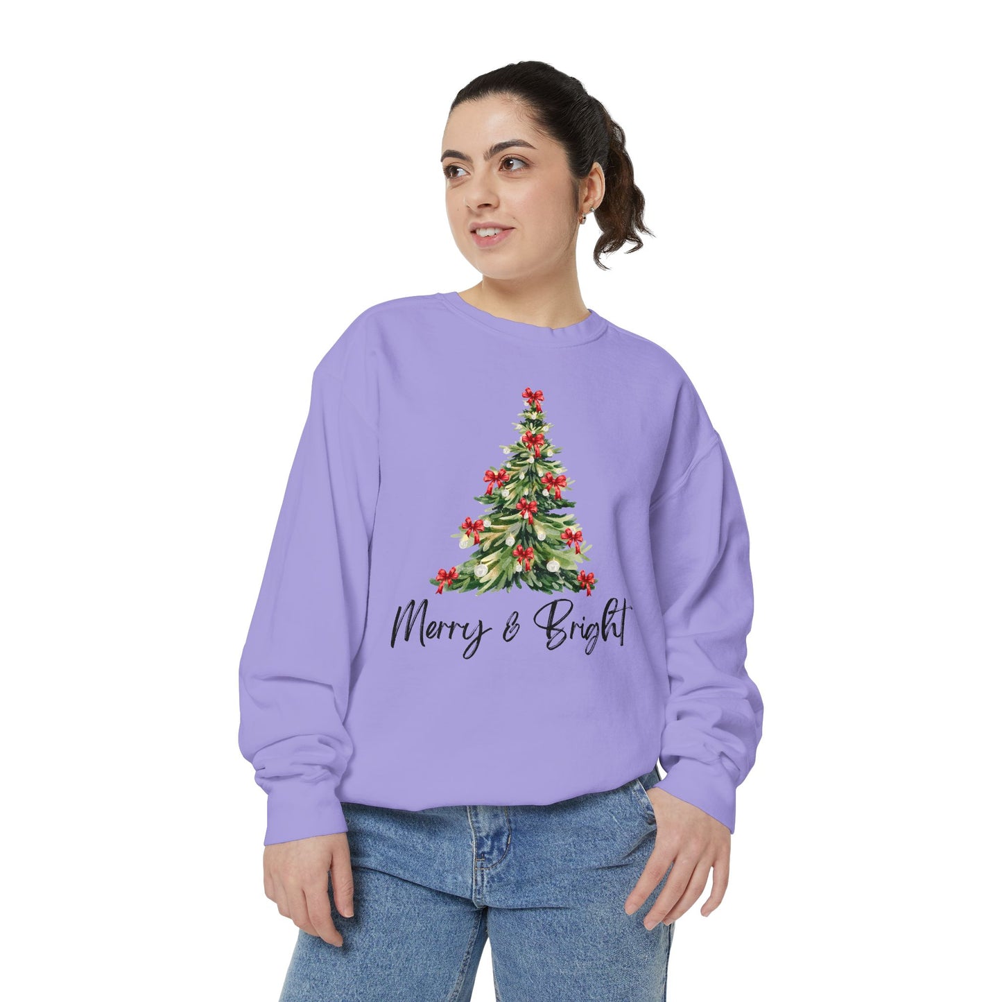 Merry & Bright - Comfort Colors Sweatshirt