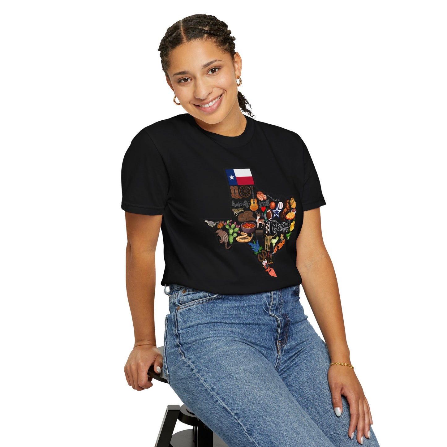 Beautiful State of Texas - Comfort Colors Shirt