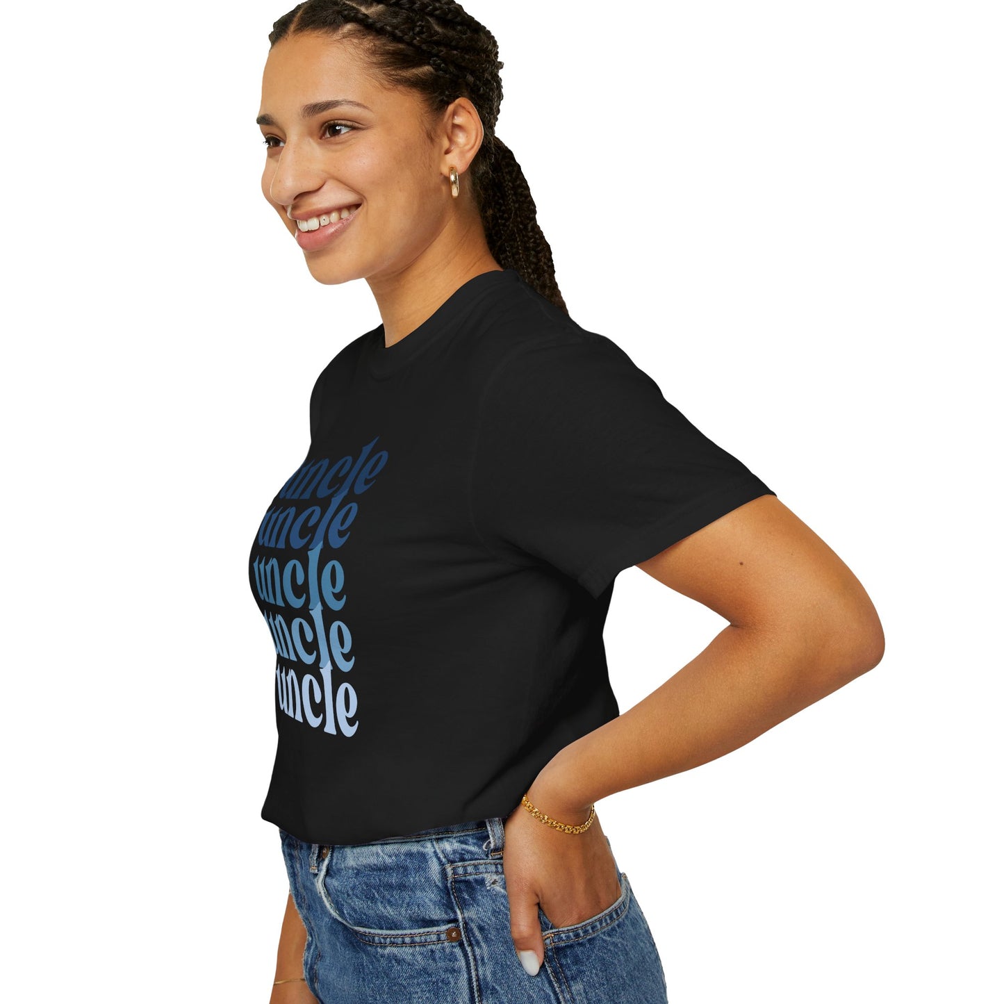 Uncle (Blue) - Comfort Colors Shirt
